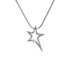 Striking Shooting Star Pendant Necklace