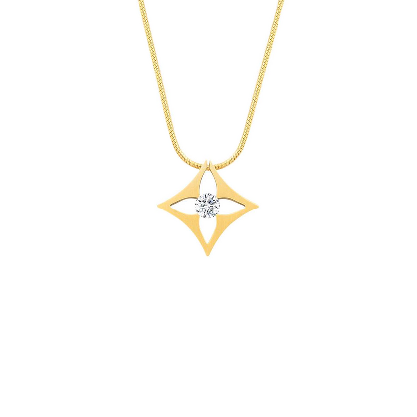 Stylish & Chic Gold Floro Pendant