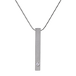 Minimalist Supera Stainless Bar Necklace