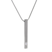 Minimalist Supera Stainless Bar Necklace