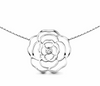 Delicate Rosé Silver Pendant Necklace