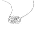 Delicate Rosé Silver Pendant Necklace