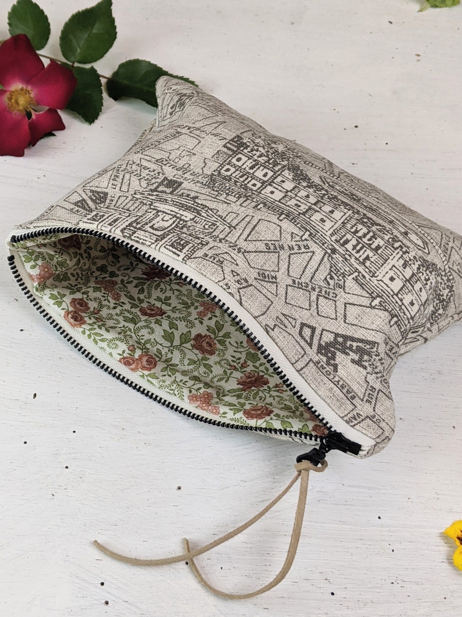 Paris Map Purse