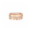 Stunning Rose Gold Mon Rêve Hexagonal Stackable Trio