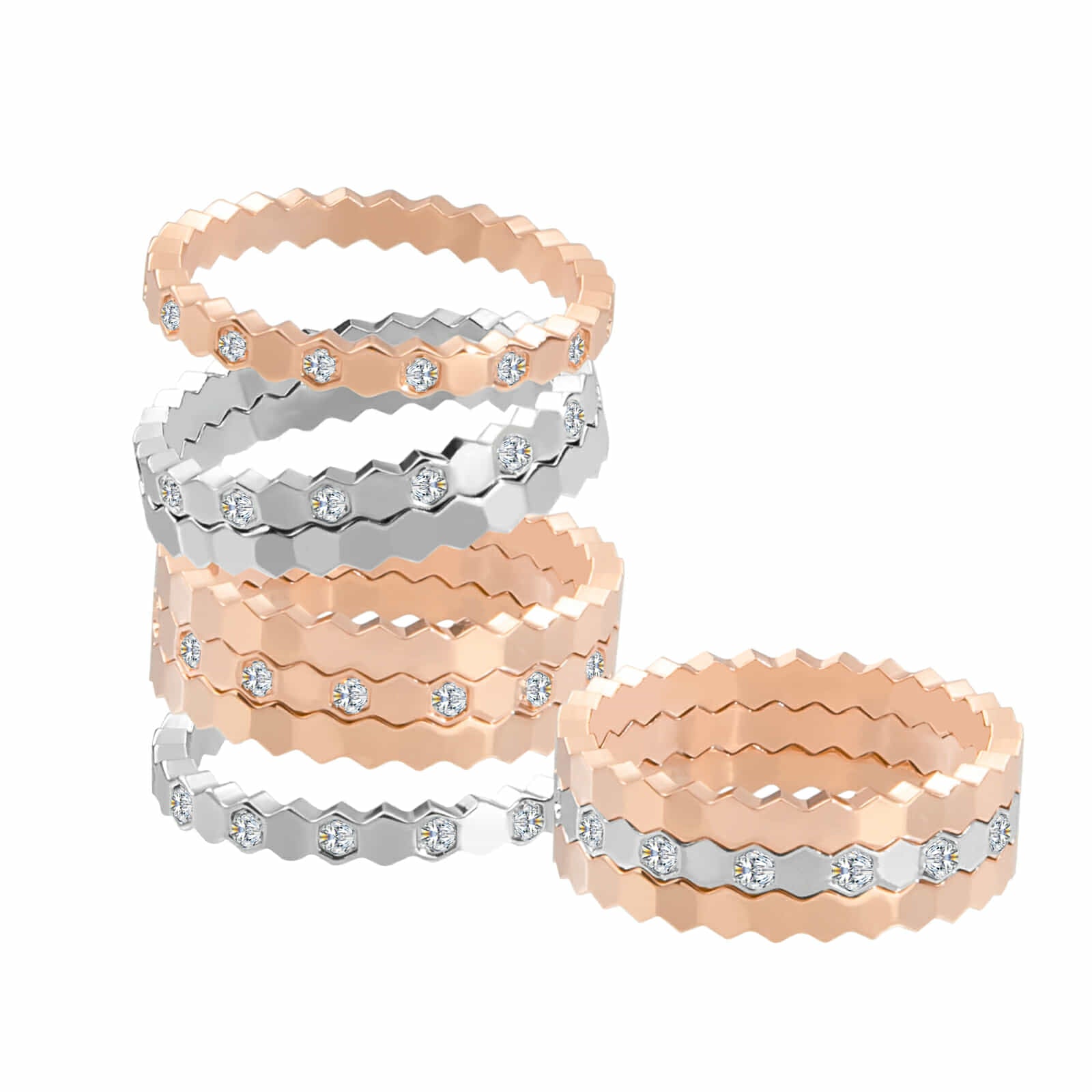 Brilliant Pavé Mon Rêve Stainless Ring