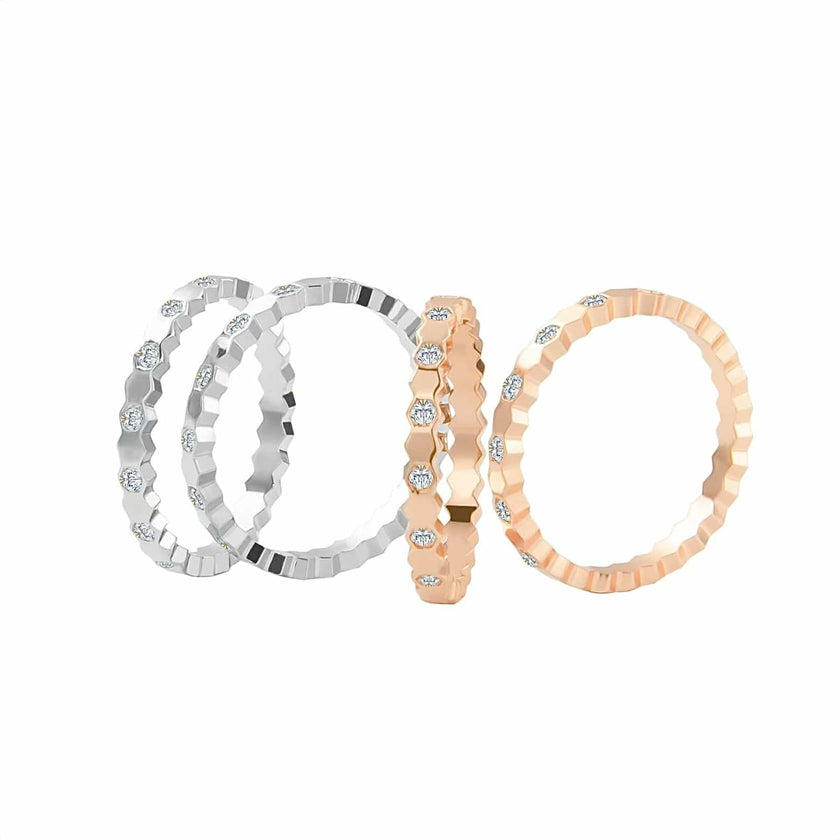 Sparkling Pavé Mon Rêve Rose Gold Ring