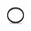 Chic Black Stacking .01 ct Eternity Ring [Thin Band]