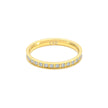 Flawless Gold Stacking .01 ct Eternity Ring [Thin Band]