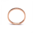 Modern Rose Gold Stacking .01 ct Eternity Ring [Thin Band]