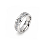 Center-row wide eternity ring