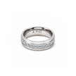 Elevated Center Row Wide Eternity Ring