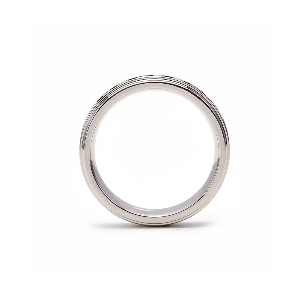 Center-row wide eternity ring
