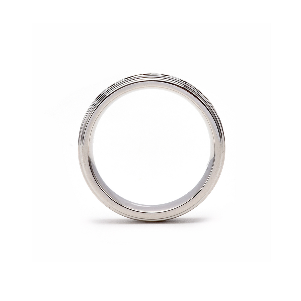 Center-row wide eternity ring