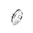 Designer Black Enamel Bearing Ring