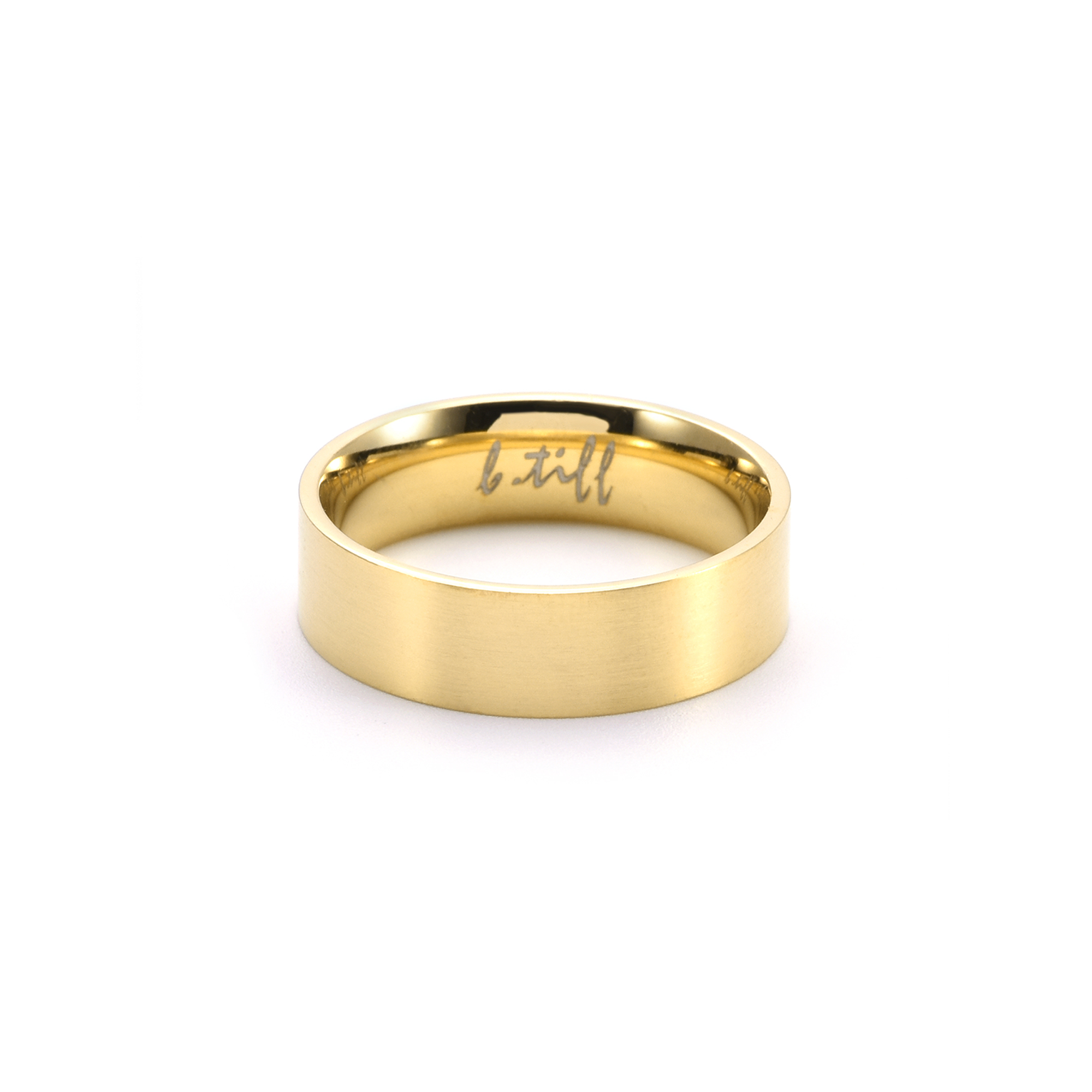 Simplicity Gold Stacking Ring [Wide Band]