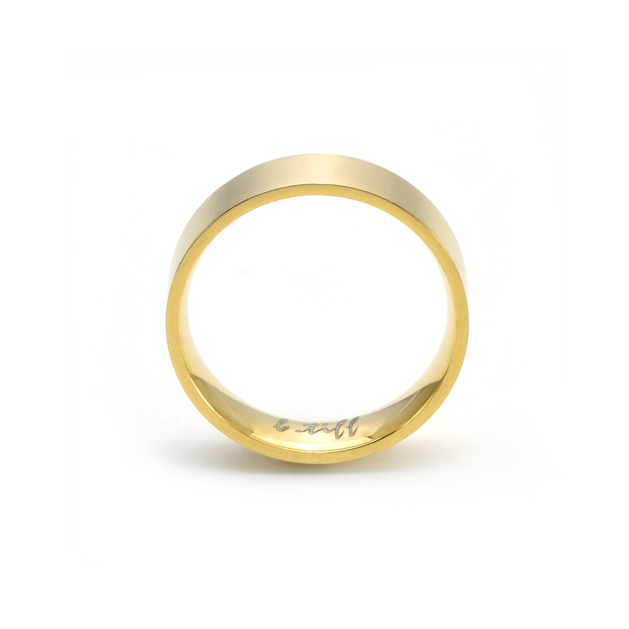 Simplicity Gold Stacking Ring [Wide Band]