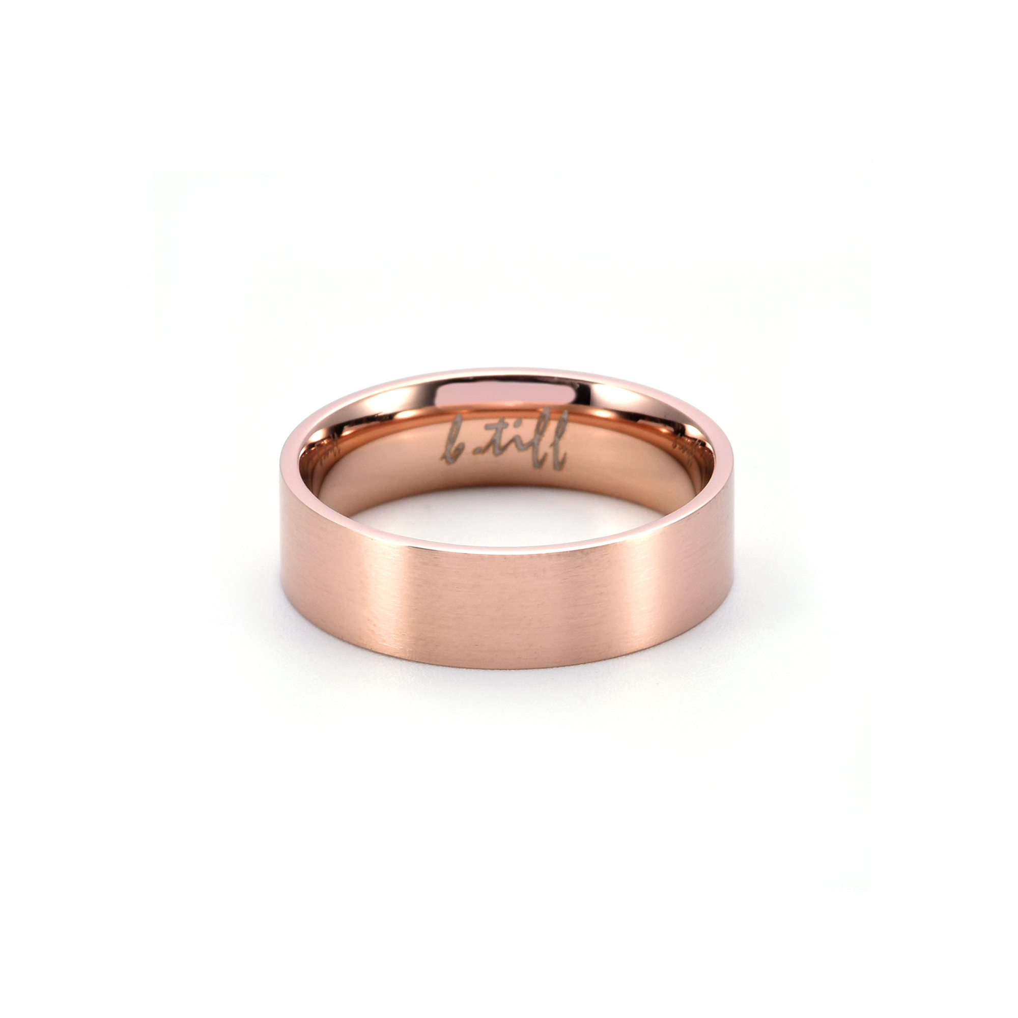 Simplicity Rose Gold Stacking Ring [Wide Band]
