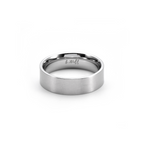 Simplicity stainless steel wide-band stacking ring