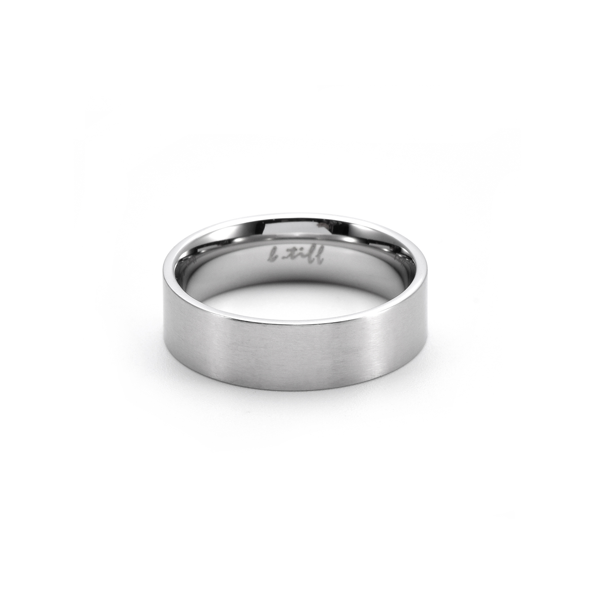 Simplicity Stainless Stacking Ring [Wide Band]
