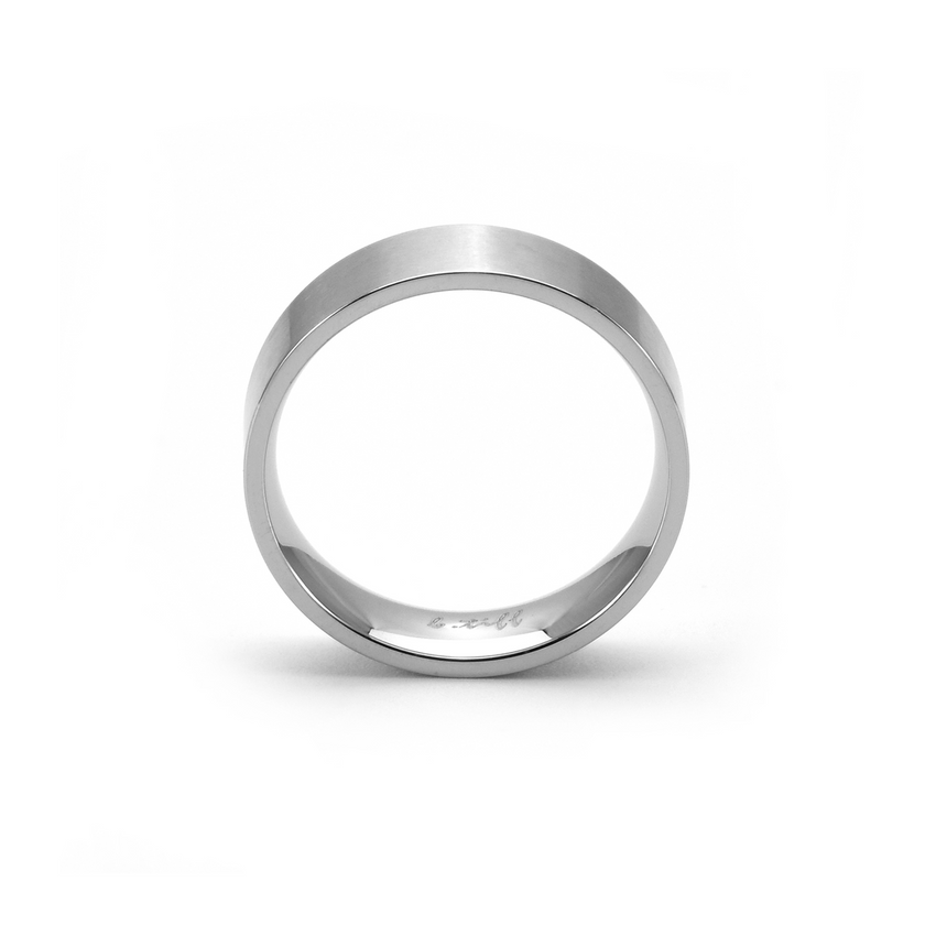 Simplicity Stainless Stacking Ring [Wide Band]