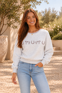 Western Embroidered Graphic Sweatshirt