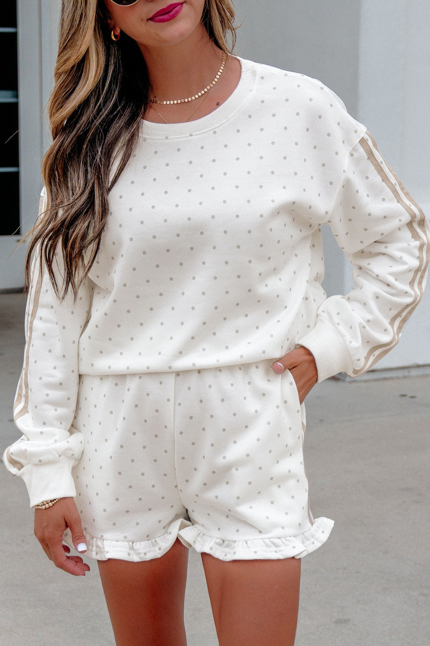 Playful Polka Dot & Side Stripe Set