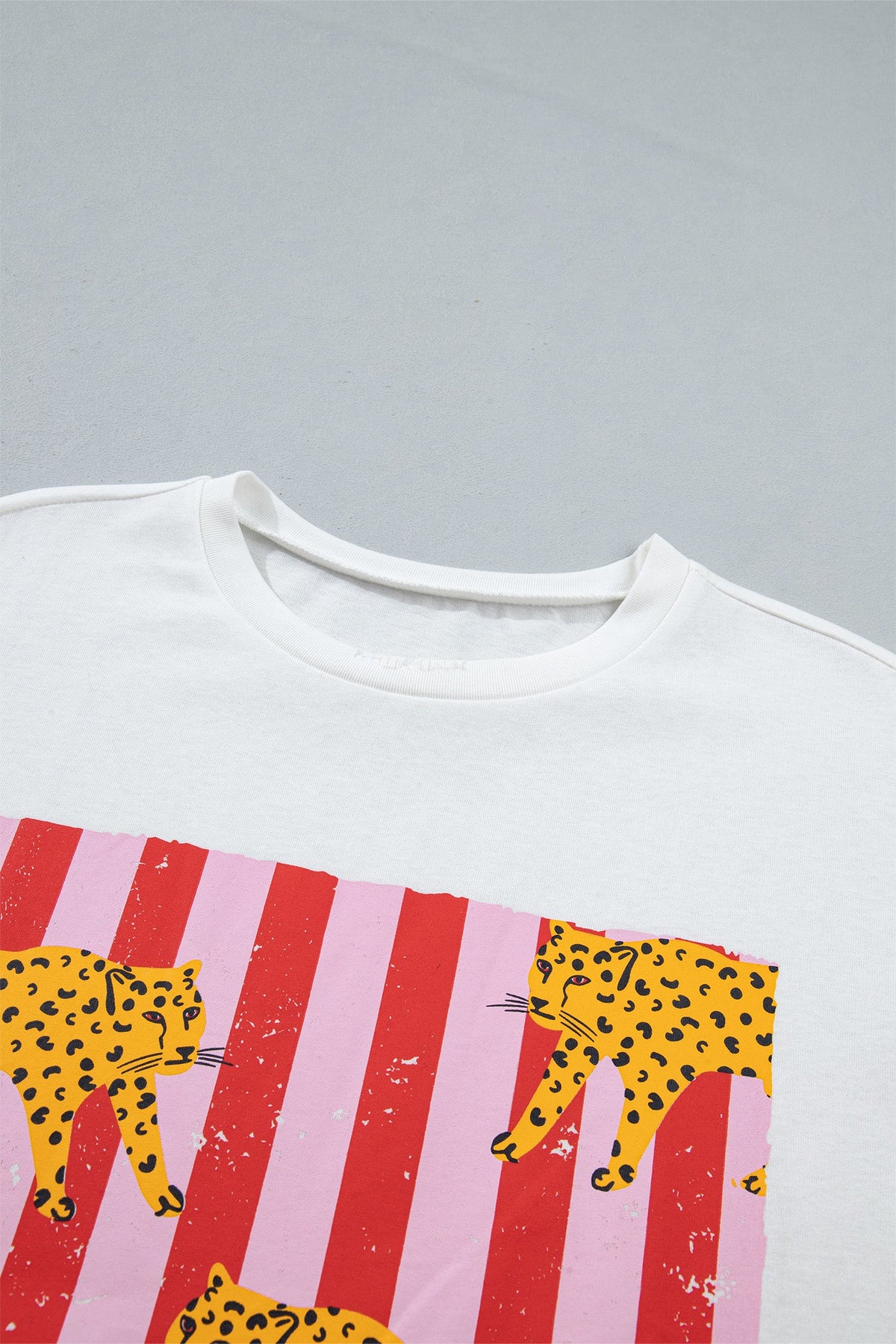 Cheetah Stripe Retro Tee