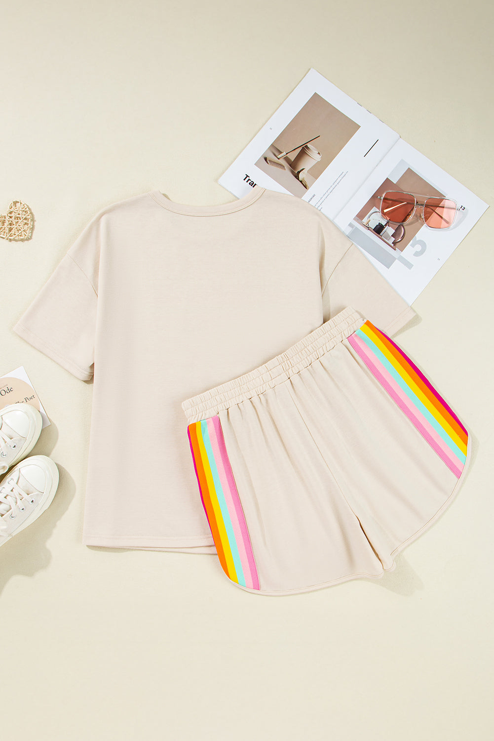 Rainbow Stripe Athleisure Set