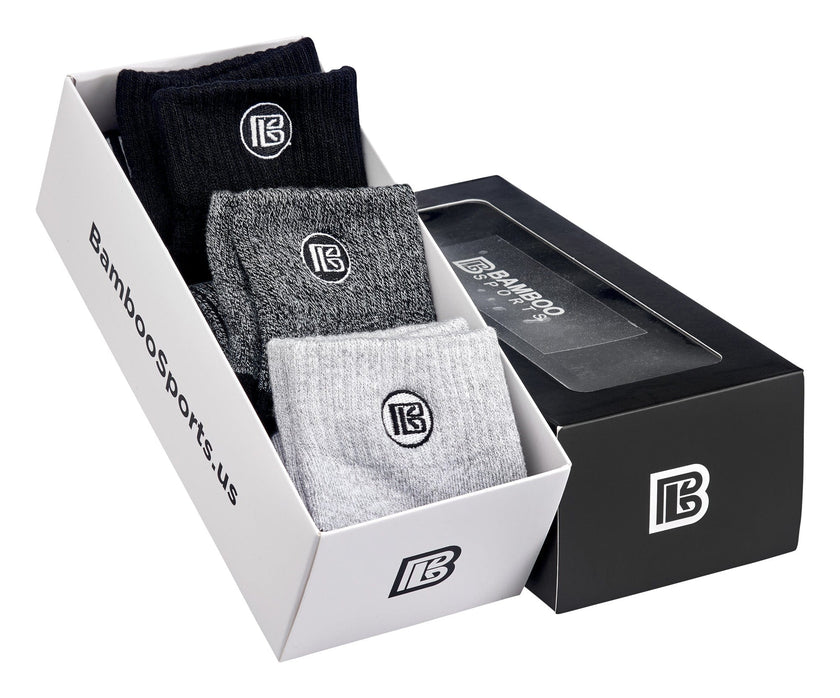The Perfect Premium Bamboo Rayon Quarter High Crew Socks
