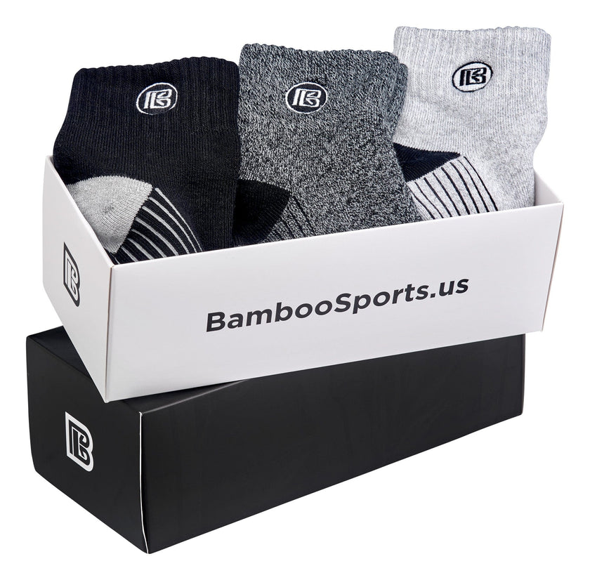 The Perfect Premium Bamboo Rayon Quarter High Crew Socks