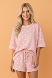 Polka Dot Loose Top and Shorts Set