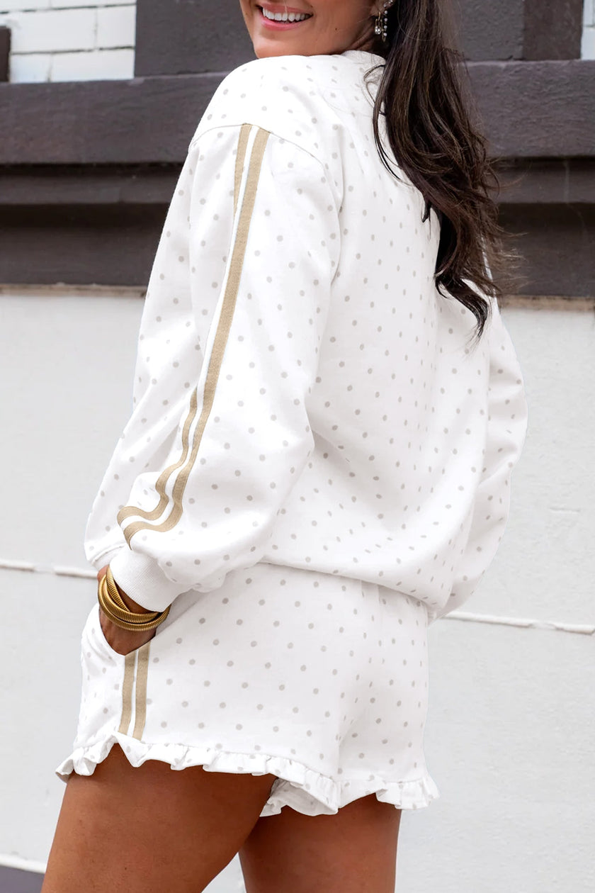 Playful Polka Dot & Side Stripe Set
