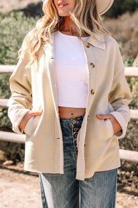 Luxurious Suede Sherpa Lined Jacket