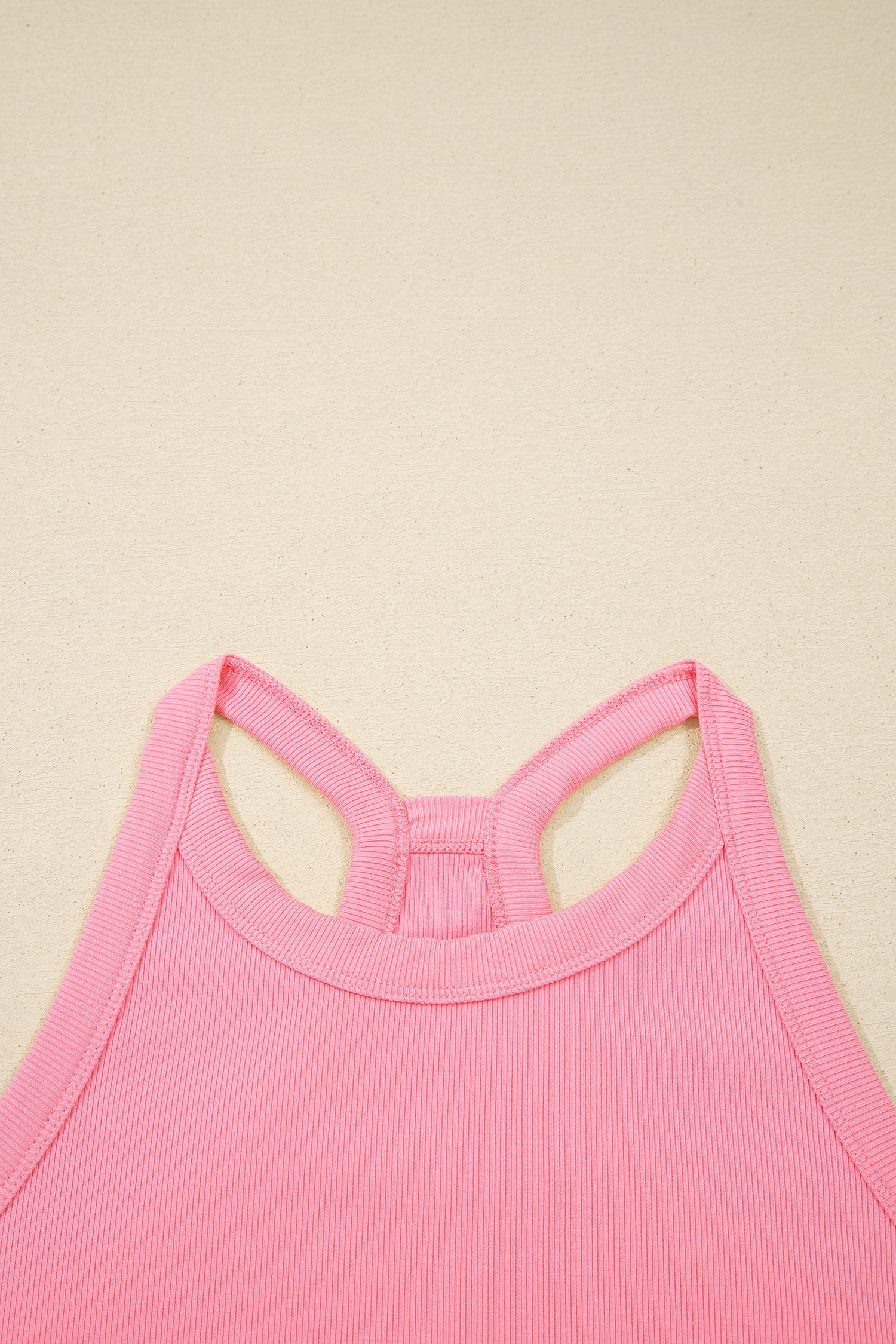 Solid Tank Top & Elastic Waist Mini Skort Set