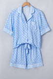 Polka Dot Top & Shorts Pajama Set