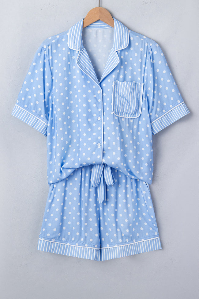 Cozy Polka Dot Pajama Set