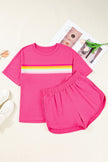 Rainbow Stripe Athleisure Set
