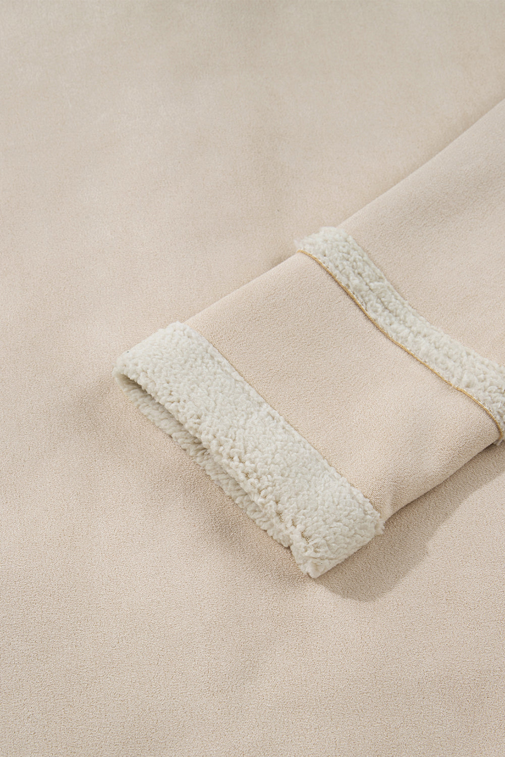 Luxurious Suede Sherpa Lined Jacket