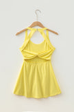 Daring Backless Active Mini Dress