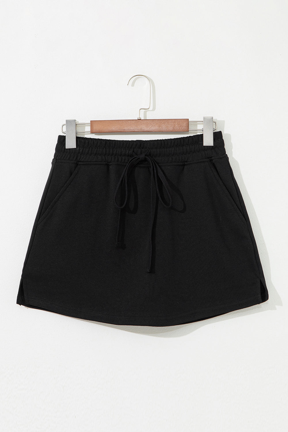 Essential French Terry Drawstring Mini Skort
