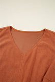 Western Corduroy Embroidered Patch Pocket Dress