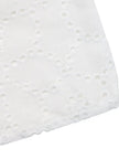 Women's Blouse - Eyelet Off-Shoulder Cutout - Cute Top