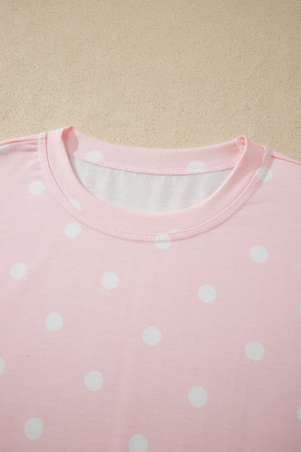 Polka Dot Loose Top and Shorts Set