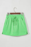 Essential French Terry Drawstring Mini Skort