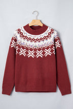 Holiday Geometric Fair Isle Raglan Sweater - additional product view