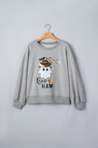 Western Ghost Sequin Halloween Sweatshirt — product view 2