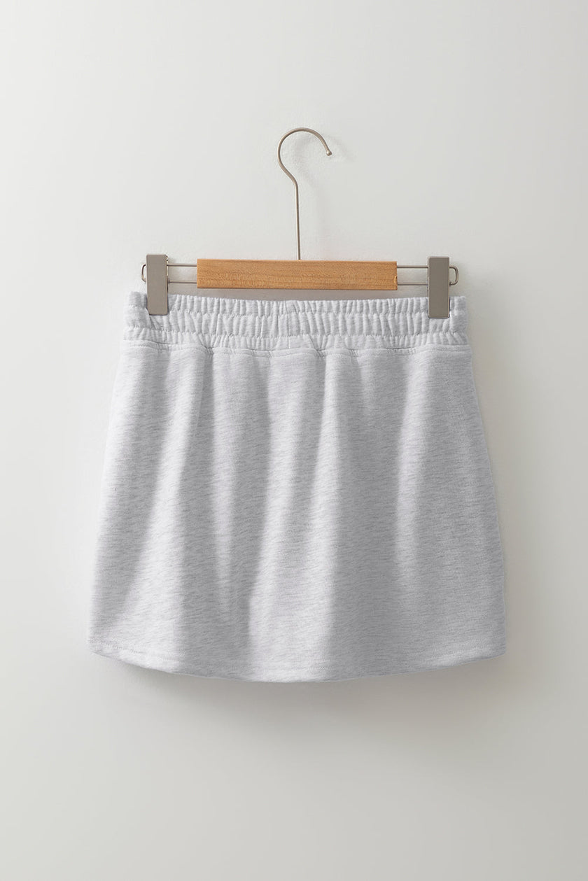 Essential French Terry Drawstring Mini Skort