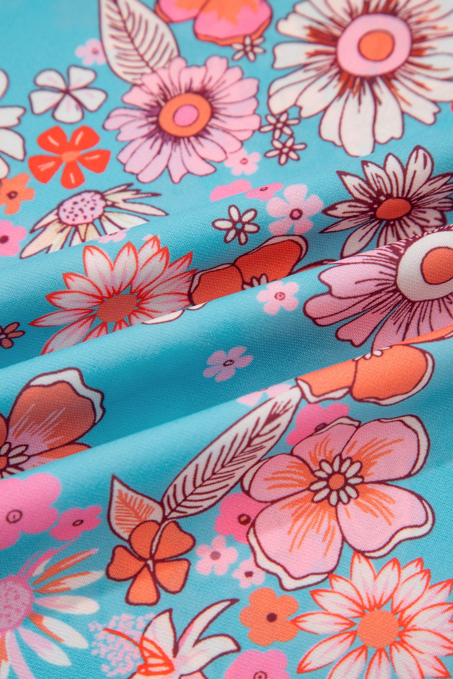 Resort Style Smocked Floral Maxi Dress
