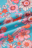 Resort Style Smocked Floral Maxi Dress
