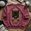 Knitting Because Murder Is Wrong Cat Sweatshirt